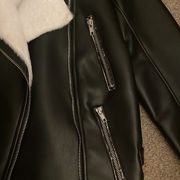 Fur Leather Jacket - Picture 3 of 6